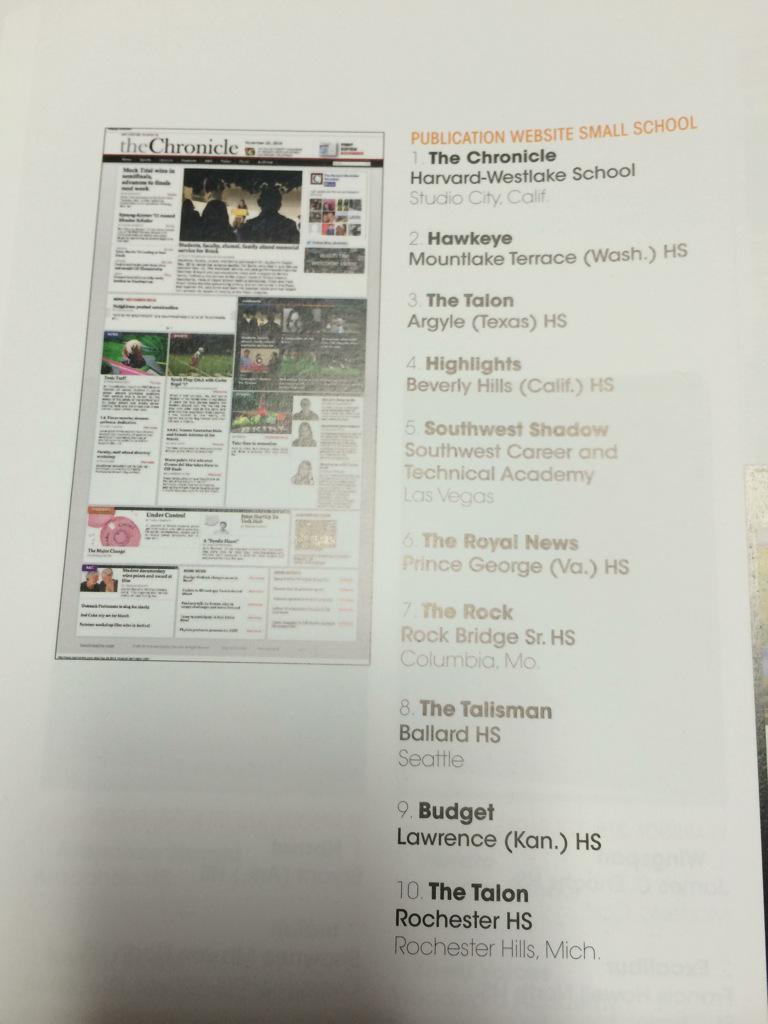 bhhighlights's tweet photo. Love seeing this shout-out in @NSPA Best of the High School Press. #bestinshow @nhsjc #DC2014 http://t.co/4Aqo79kiHS