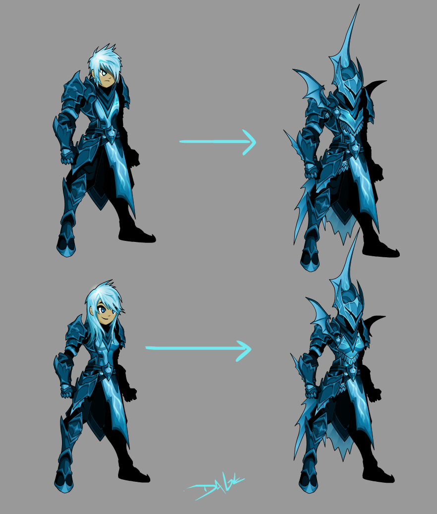DageTheEvil on Twitter: "new armor sets male and female, showing base and  upgrade. http://t.co/G4cl7edbSd" / Twitter