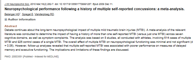 DocWortzel's tweet photo. #CTEsuicide
about multiple concussions, see: http://t.co/sSfel0Zffk