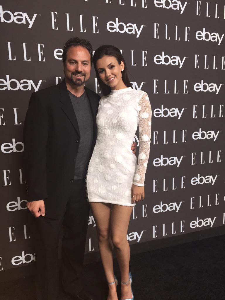 VictoriaJustice's tweet photo. I had 2 bring Vincent 2 #EWIM last night! He's basically fam 2 me &amp; he's the 1 who introduced me 2 Alanis' music 😊 http://t.co/B82kUCpppE