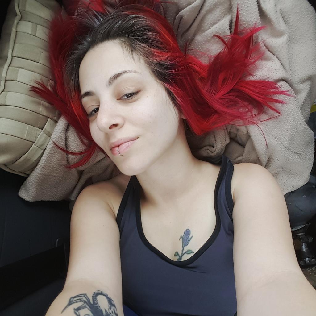LilithAstaroth's tweet photo. Omw to @fetishfactory #FFXX #fetishfactoryweekend from Boston! Just waking up from my nap..halfway through the drive! http://t.co/4mLRXNciuy