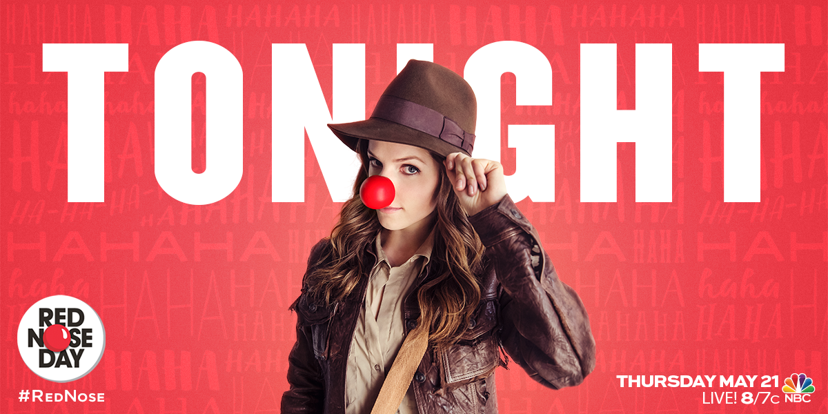 Red Nose Day USA on Twitter: "TONIGHT join Anna Kendrick for #RedNose