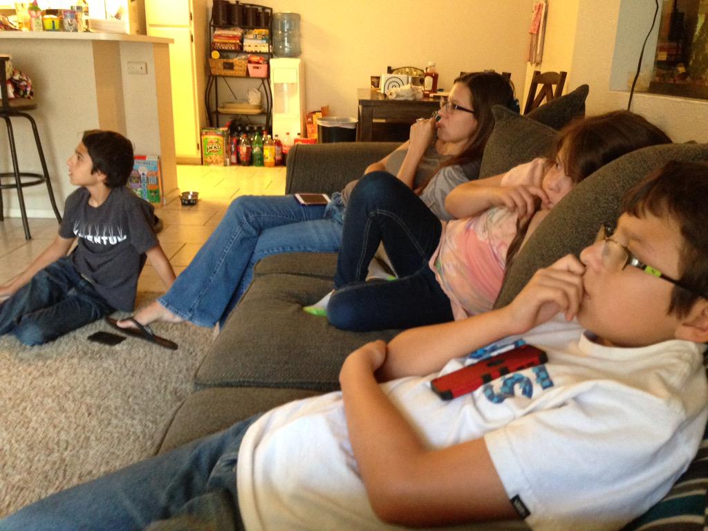 prone2drift's tweet photo. @grantgust family watching the final episode..... Awesome season finale, can't wait for season 2 http://t.co/BzRdwuhzBL