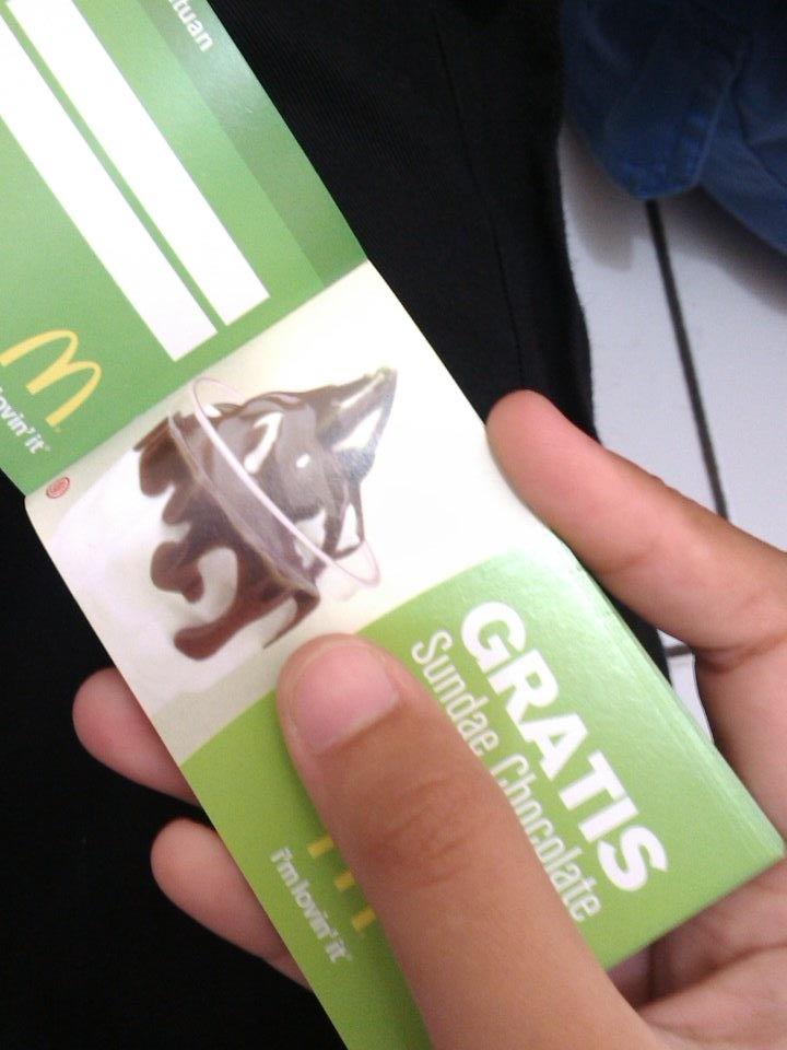 Bagi pengunjung obake, inori kissaten, galeri, photobooth, peserta &amp; pemenang lomba DAPAT FREE SUNDAE dr MCD Bintara🎉