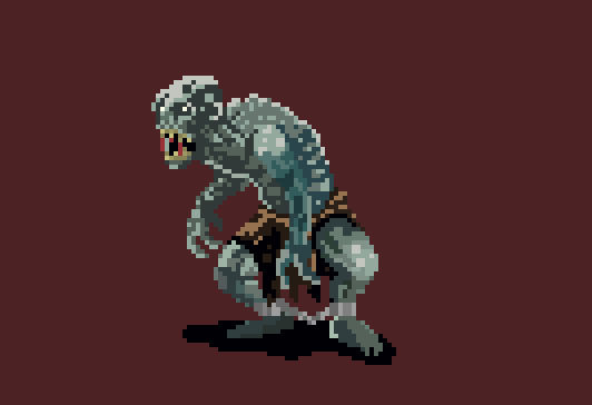 _Gabrielfer's tweet photo. #overpainted and a bit redesigned #ghoul, based on @neobrsk original one, for @Pixel_Dailies #pixel_dailies http://t.co/Kxru3UMF5d