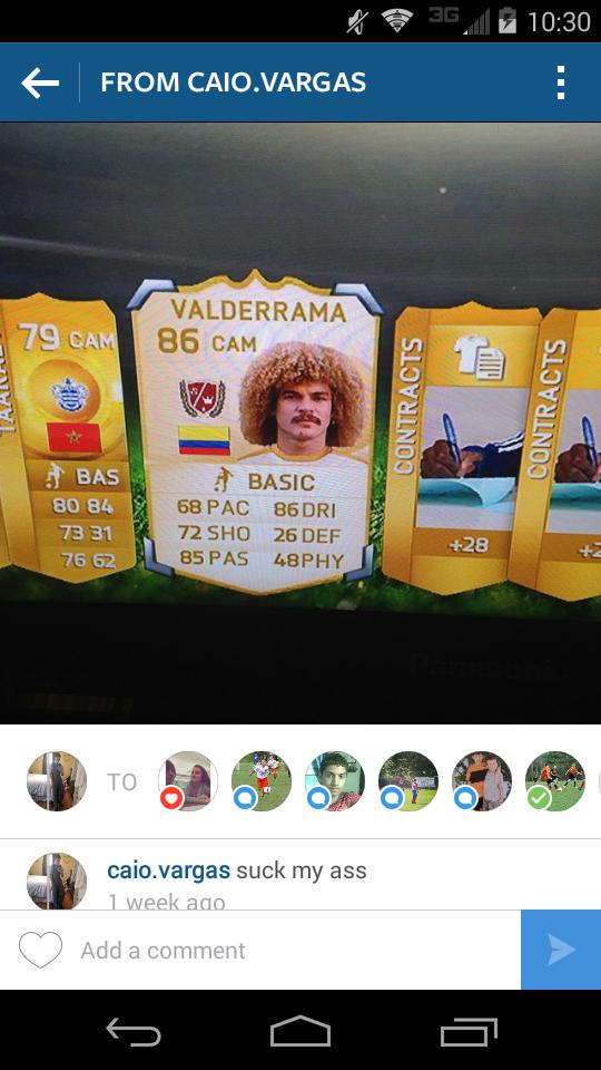 oliveirajso4's tweet photo. When @CaioVargas_20  gets a special card http://t.co/4Jo2eT8Tcx