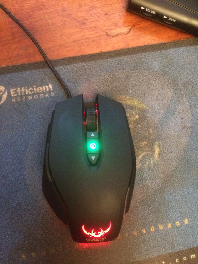 _The_WhiteWolf's tweet photo. Just got my new mouse I smashed my other one playing league at 6am http://t.co/jCAG1DJCVO