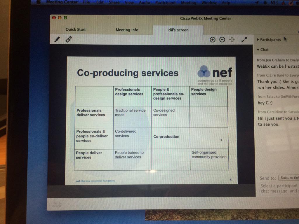 terrie_chan's tweet photo. Lucie Stephens from @NEF on why Co-production is different for #PIT9. http://t.co/0y3od9pXM8