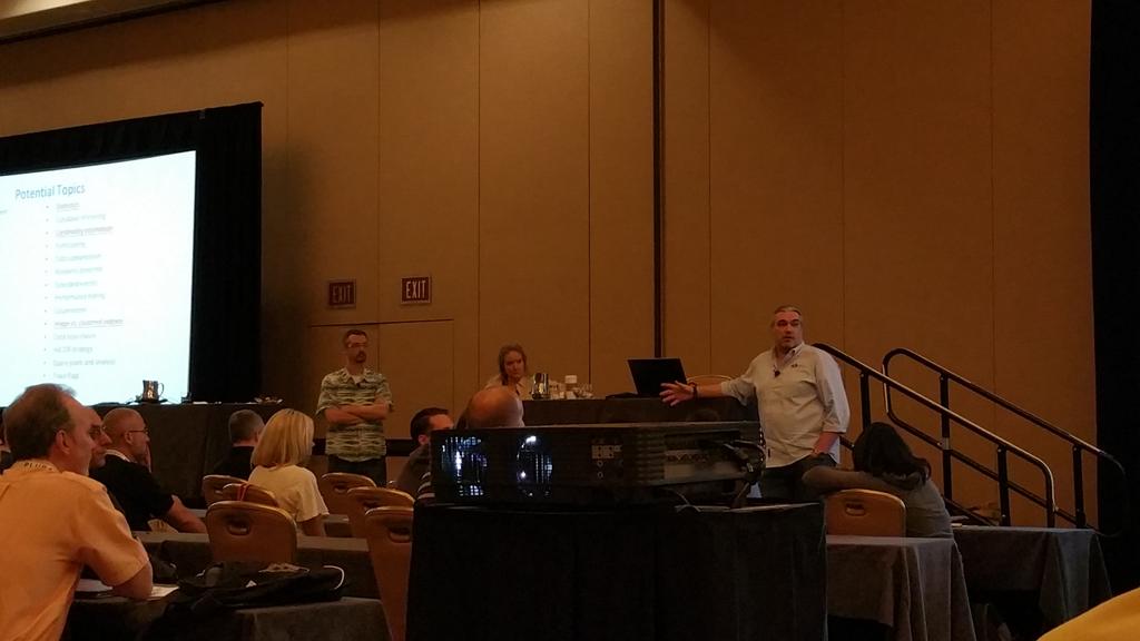 liquidblue602's tweet image. .@BrentO @PaulRandal & @KimberlyLTripp at #SQLintersection 2015 #Scottsdale presenting on @RunAsRadio, great Q&A!