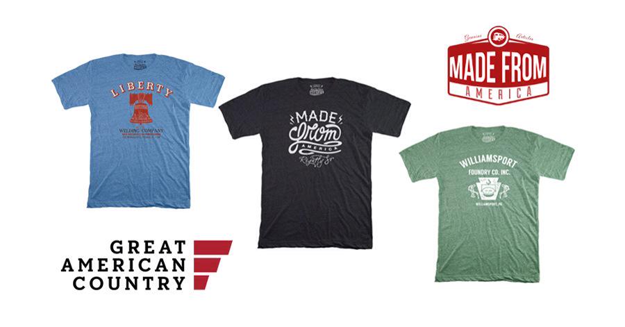 #tshirts from this week's #madefromamerica on @gactv available over at Horses Cut Shop bit.ly/1Am2KHS . #USA
