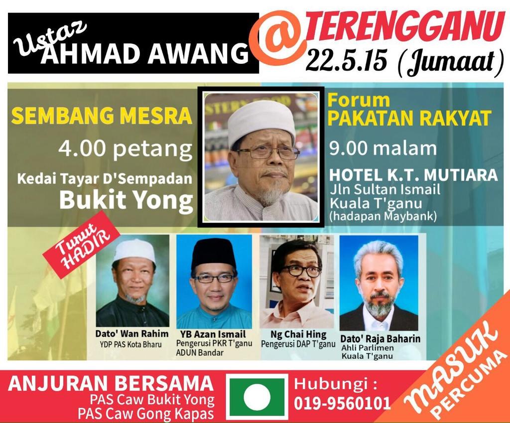 Ustaz Ahmad Awang Pan Ahmadawang Twitter