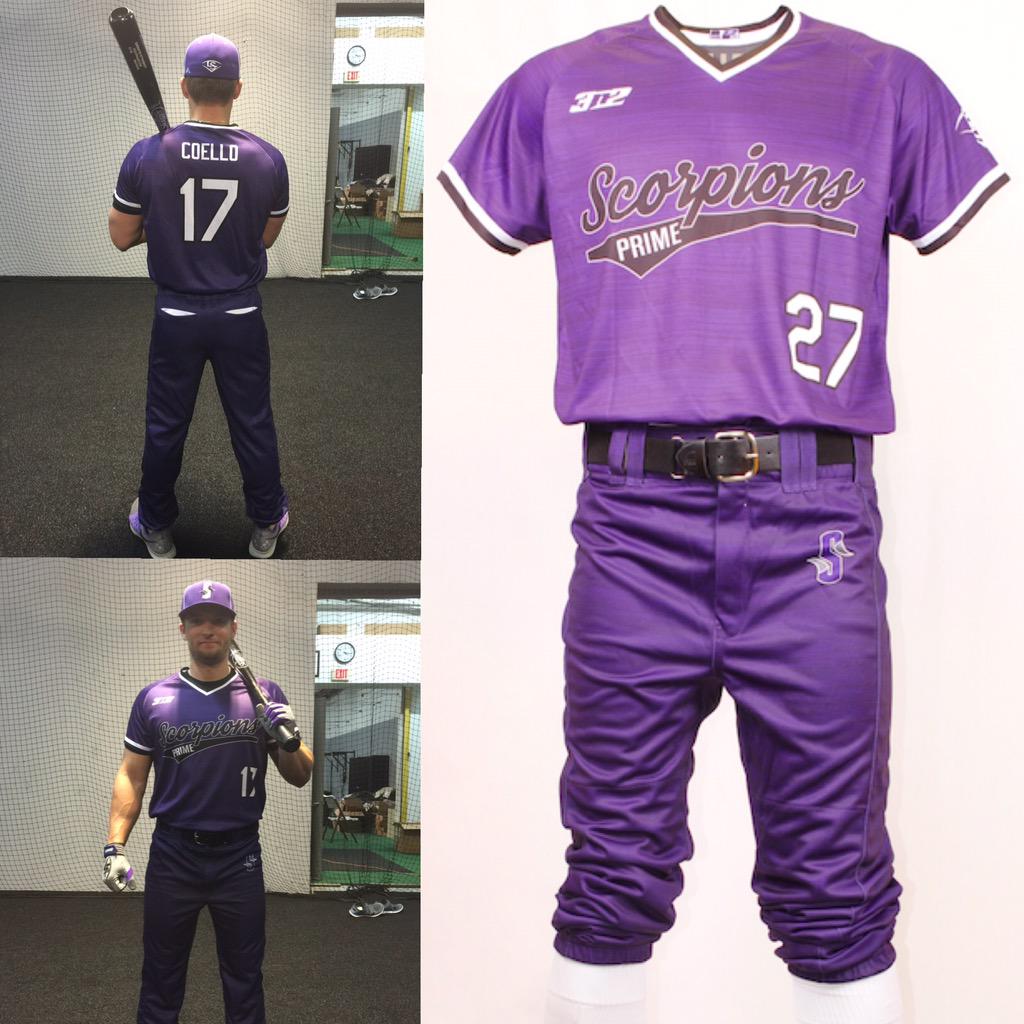 all purple baseball uniforms