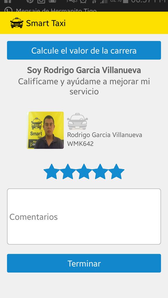 Vean los datos del taxista ,de verdad hace parte de la #BogotáBuenaOnda que merecemos y necesitamos 😊 <a href="/SmartTaxiCol/">Go Smart</a>