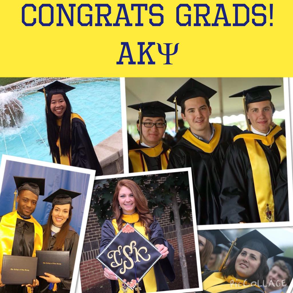 akpsi_tcnj's tweet photo. Congrats to our brothers who graduated this afternoon! We are so proud of you!! πππππ± #akpsi #akpsitcnj #tcnj15 http://t.co/hQZ5DqBMCF