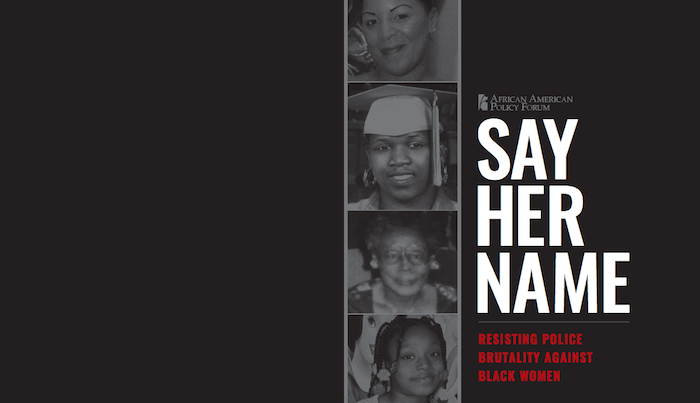 ColorOfChange's tweet photo. MUST READ: #SayHerName report http://t.co/Pw67w2Pc8W @AAPolicyForum @BYP100 #SayTheirName #BlackWomenMatter http://t.co/ISREuXxS6q