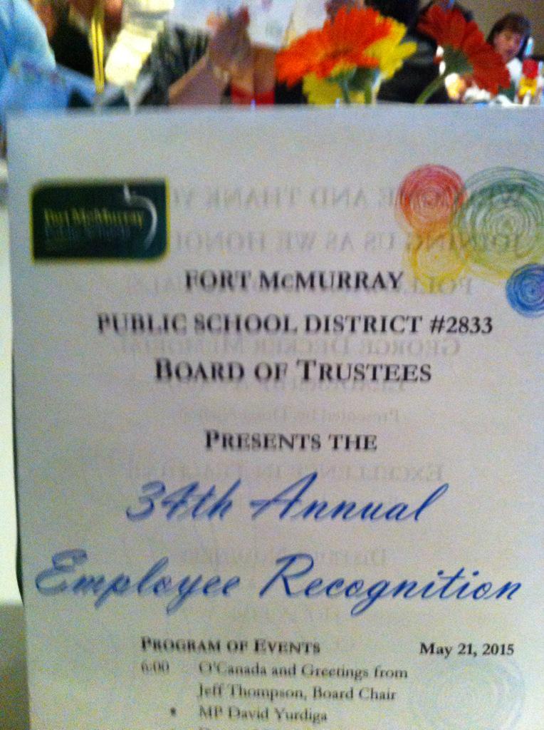 LindaMywaart's tweet photo. A wonderful evening ahead as we thank and acknowledge fine folks @FMPSD #fmpsdrecognize http://t.co/m3vJDn4XNC