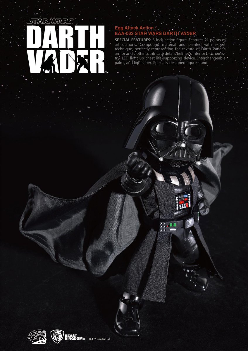 BeastKingdomEN's tweet photo. Egg Attack Action #DarthVader coming in December! #StarWars https://t.co/0iKbyDj5Cp http://t.co/BFD4bnAnmX