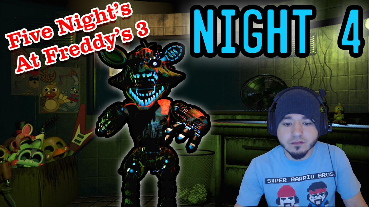 ShawnPgaming3's tweet photo. Tomorrow... there will be blood... #shawnp on @youtube LET'S GO! #fnaf3 #night4 http://t.co/UCLfsU6qXy