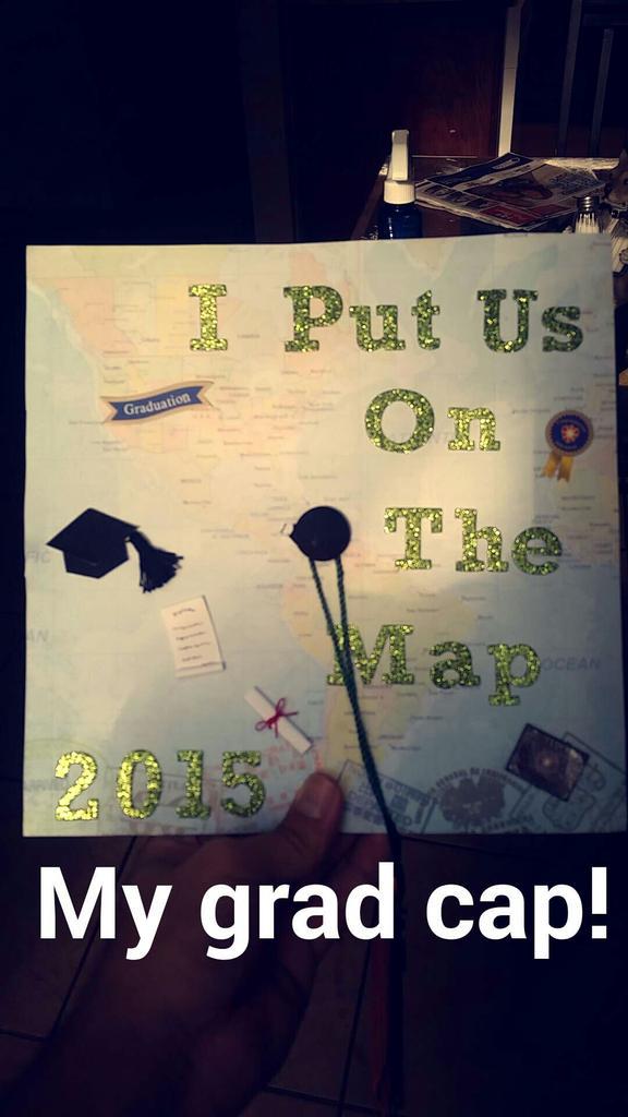 _Jroman92's tweet image. My grad cap. #FirstGenerationGraduate #Classof2015 @sacstate #sacstatement