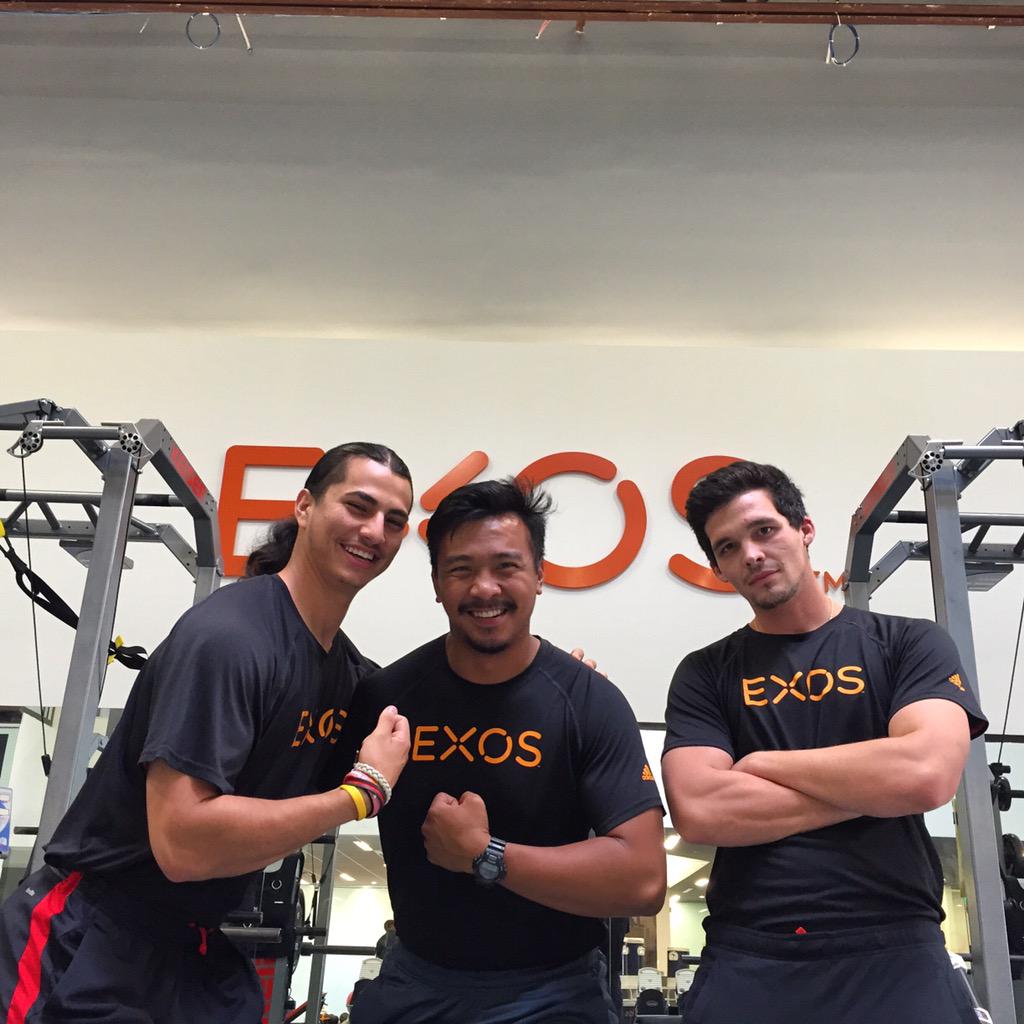 Congrats to Joey, Kevin and Mark. A small but might crew #3Amigos #TeamEXOS #SpringInterns