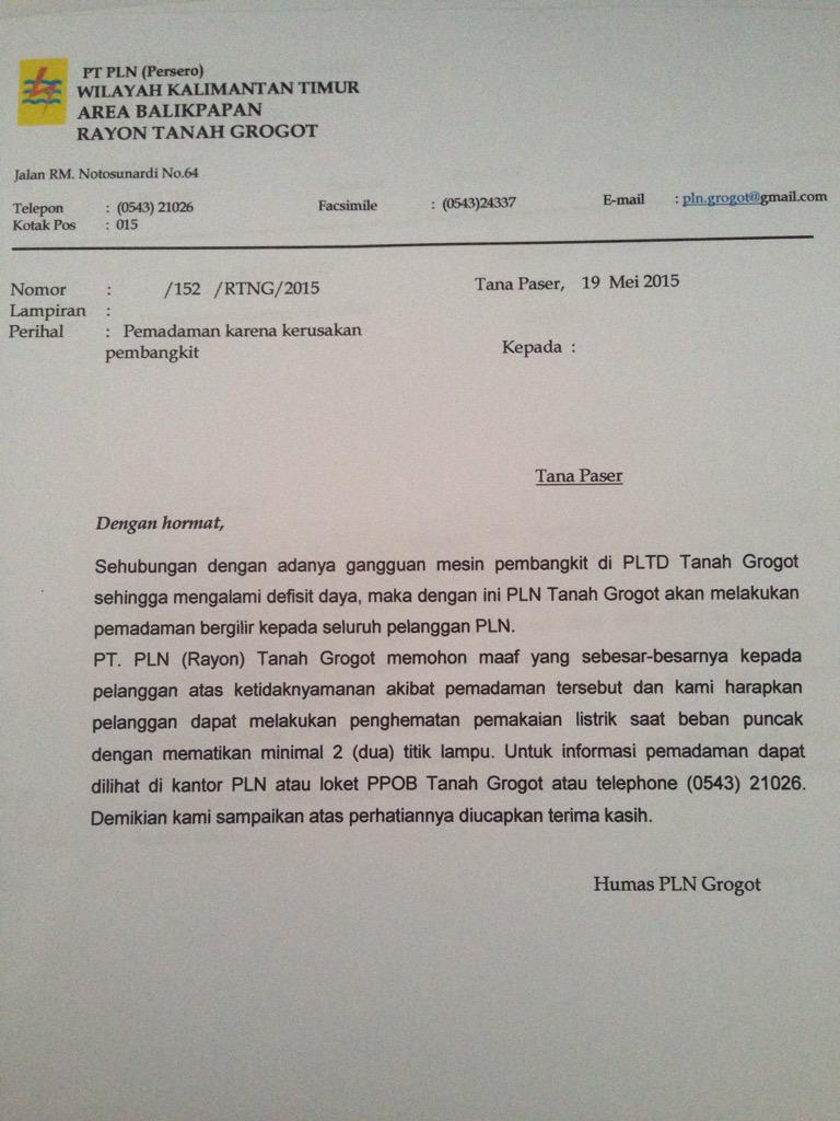 PLN_Grogot's tweet photo. @Seputar_Paser @joskafm @POLRES_PASER @ http://t.co/peAuhDtMSl