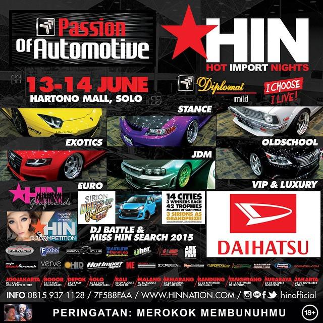 HINofficial's tweet image. @PDJS_Solo HIN Solo, Hartono Mall 13-14 June 2015 | Info: 7F588FAA / line:hinofficial #hinsolo #hin2015 #hin