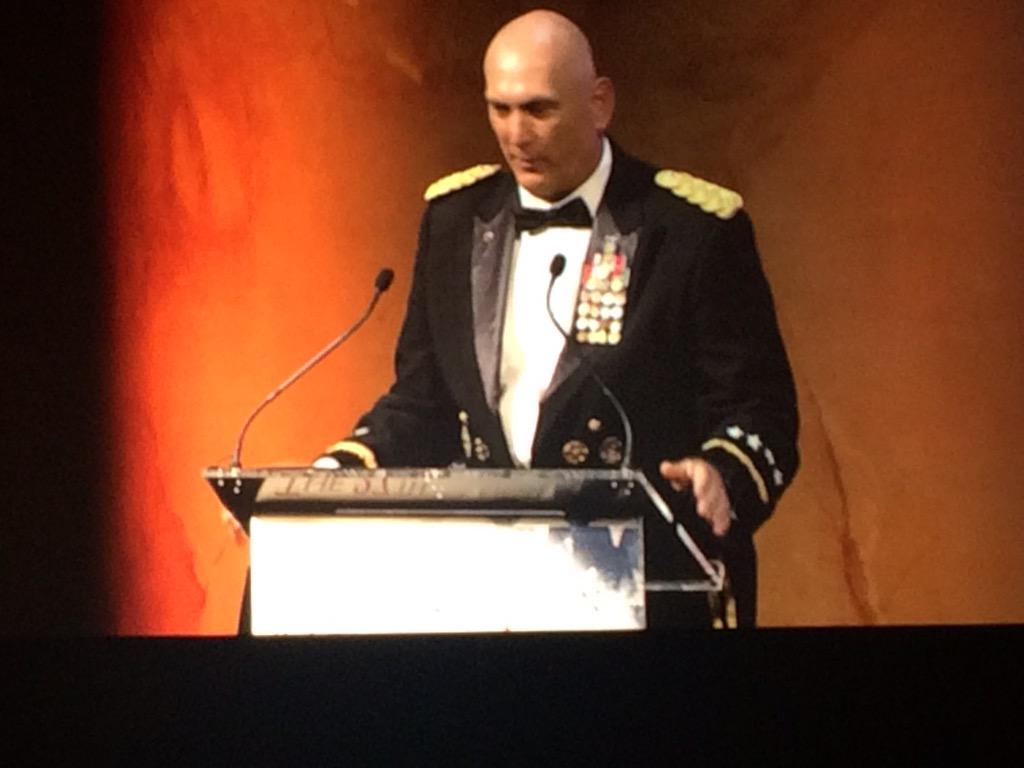US Army Chief of Staff General Raymond Odierno honored at Order Sons of Italy NELA Gala.   #NELAGALA