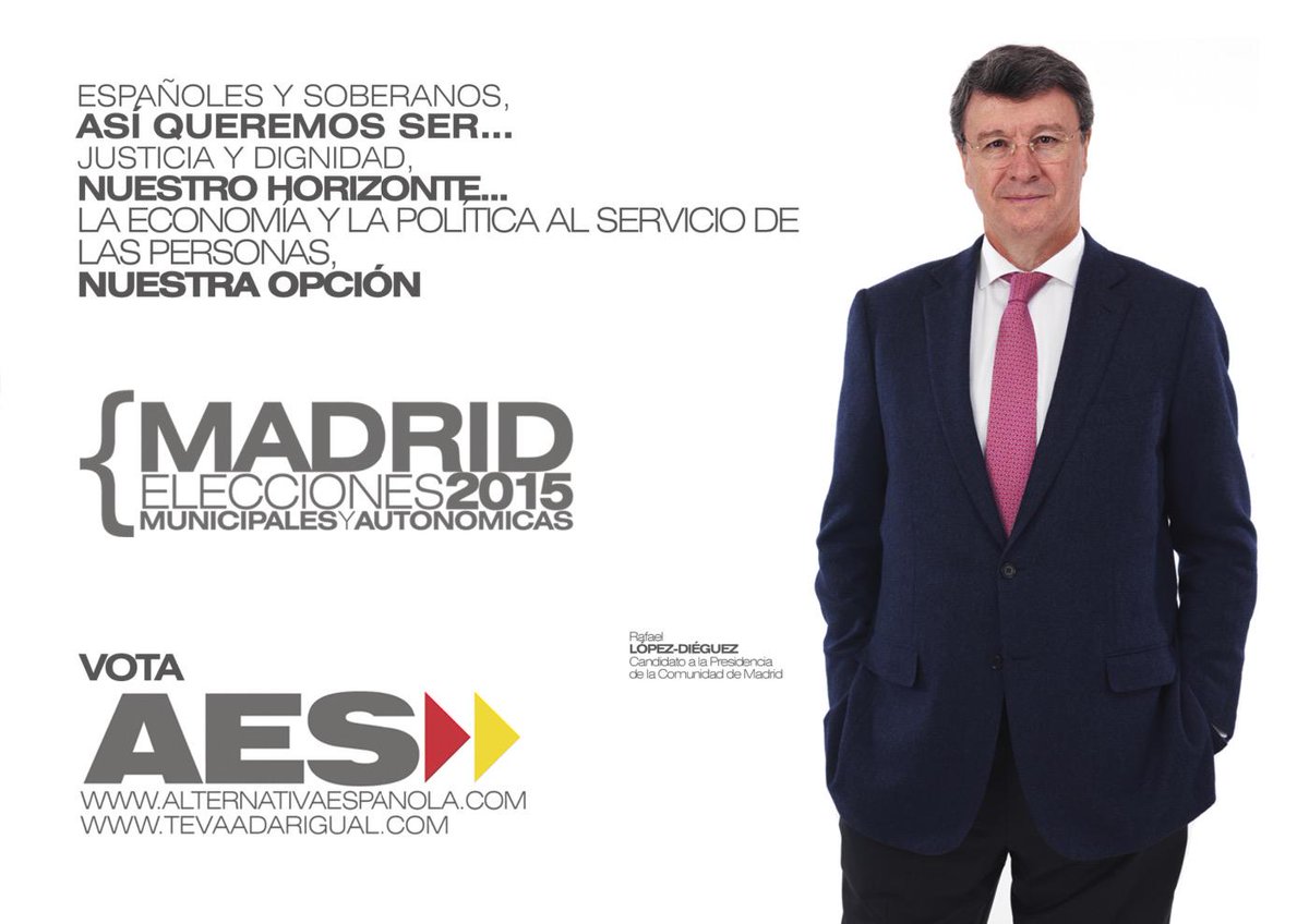 AES_Portavoz's tweet photo. El domingo, en Madrid, tu voto para AES http://t.co/uhWNSX1HmE
