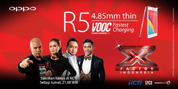 OPPOIndonesia's tweet photo. Ofans, jangan lupa saksikan #XFactorID malam ini pukul 21.00 WIB di @OfficialRCTI . It's time to face the music! http://t.co/Jb9UCygA0Y