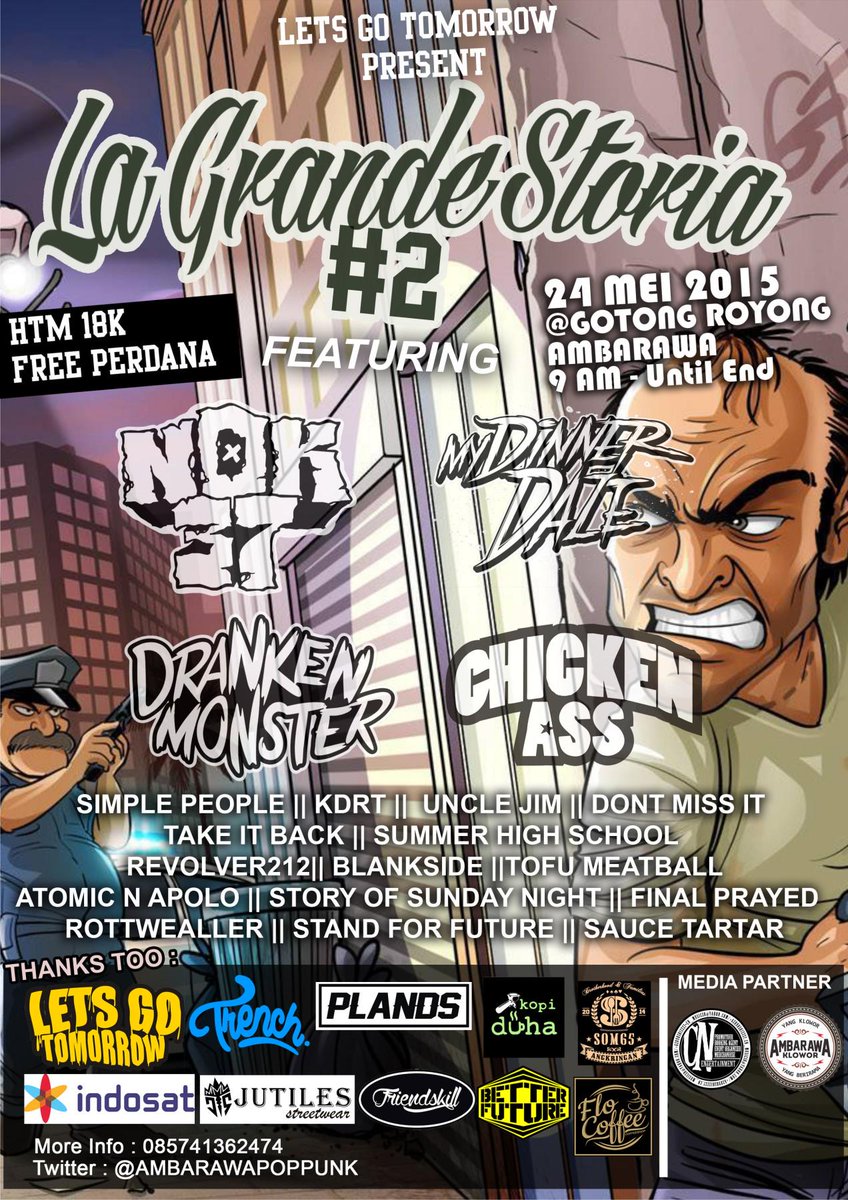 AmbarawaPopPunk's tweet photo. @DRANKEN_MONSTER @SPeople_INA @KDRTBEATDOWN @SHS_poppunk 
@TRNCHTWNcloth @PlandsApparel @kopiduha http://t.co/YCXn0KZAlE