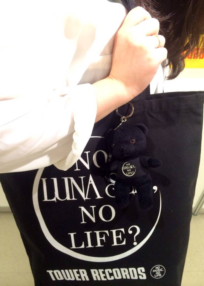 タワレコ☆コラボNO LUNA SEA NO LIFE？マスコット黒テディベア