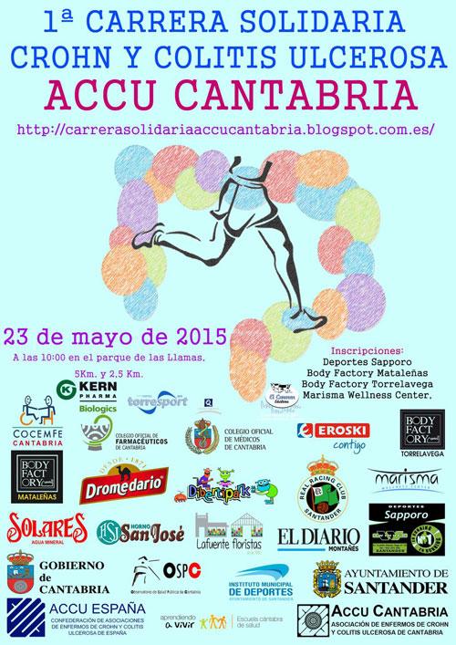 Mañana 10:00 Las Llamas-Santander Carrera Solidaria ACCU Quedan dorsales y fila cero goo.gl/D2KHPM Participa