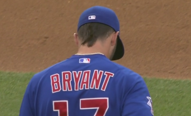 Kris Bryant's Hair on X: Whew, here I am after a barehanded throw