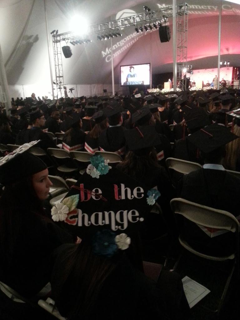 salfordbeach's tweet photo. Enough said! @mccc 2015 Commencement #ThinkBigGrad http://t.co/WdmISMOPuq