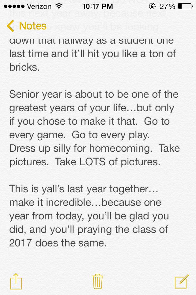 HattieBreece's tweet photo. To the Class of 2016: http://t.co/caVTUmWGqS
