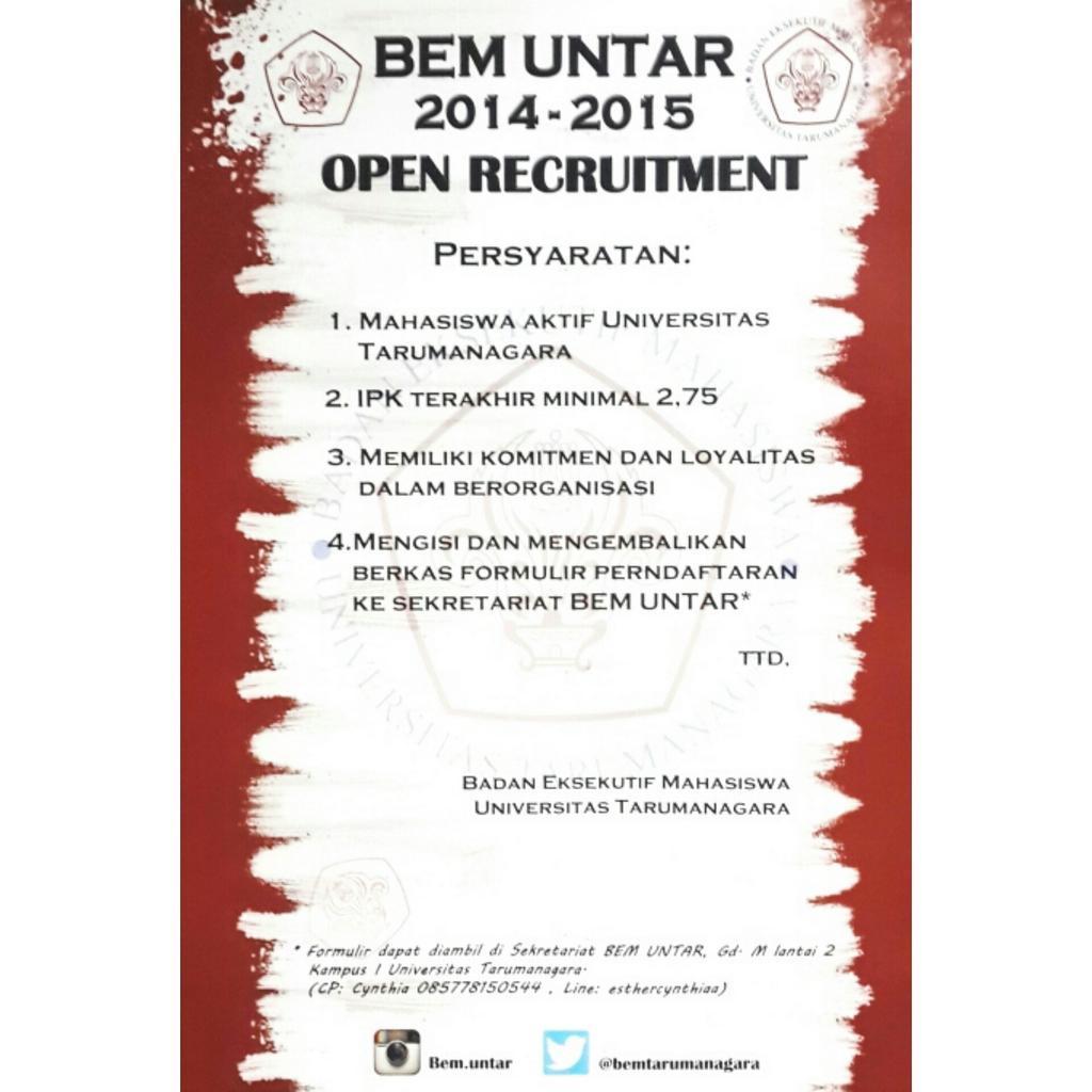 BEM TARUMANAGARA tweet media