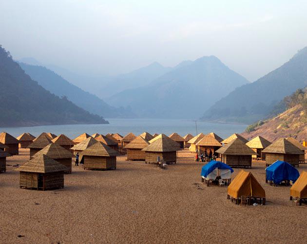 Telanganaboat's tweet photo. Kolluru Bamboo Huts http://t.co/45hOMTjiNq