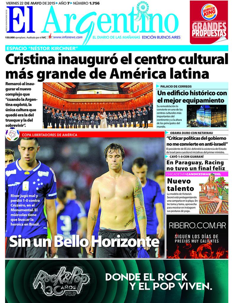 luchio's tweet photo. tapa de @ElArgentinoTw: perdimos, pero cavelove está más flaco que marcela brane. puntito inteligente. http://t.co/jlvEDY8usx