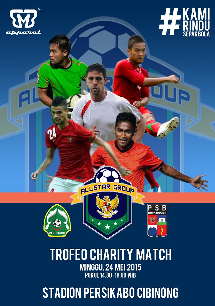 Tiket acara Trofeo Charity ini sudah bisa di beli, di toko <a href="/ApparelMBB/">MBBBOGOR.COM</a> <a href="/maniakbajubola/">MBBBOGOR.COM</a> #KamiRinduSepakbola