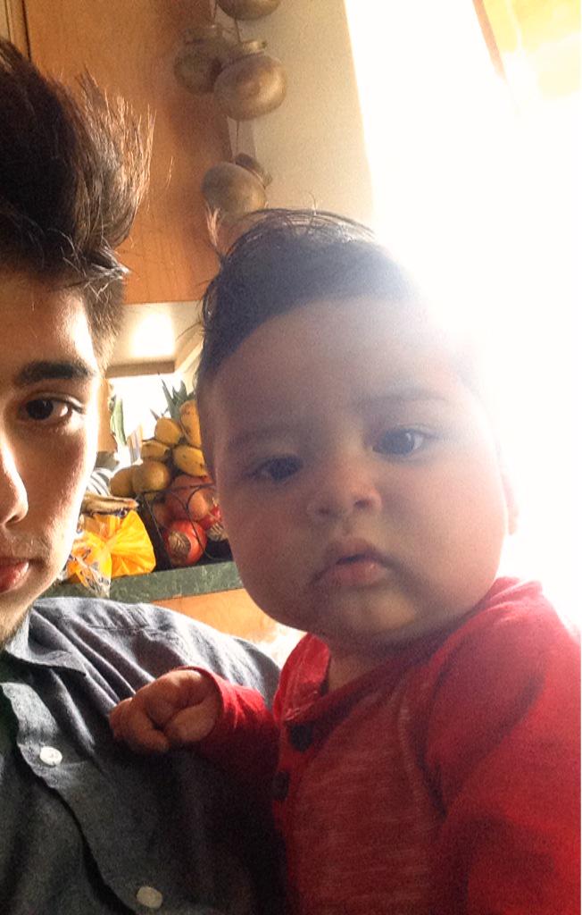 frezko19's tweet photo. Me and bae today 💕 9 months already  they grow up so fast 😅 lmaoo http://t.co/ag3iI0S7x7