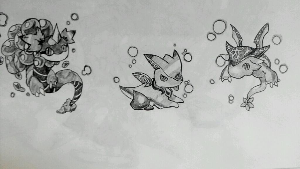 ルイ ノエル ぶどドラ れもドラ めろドラ 幼いフルーツドラゴンその2 パズドラ 模写 Http T Co Qwpeyi6etx