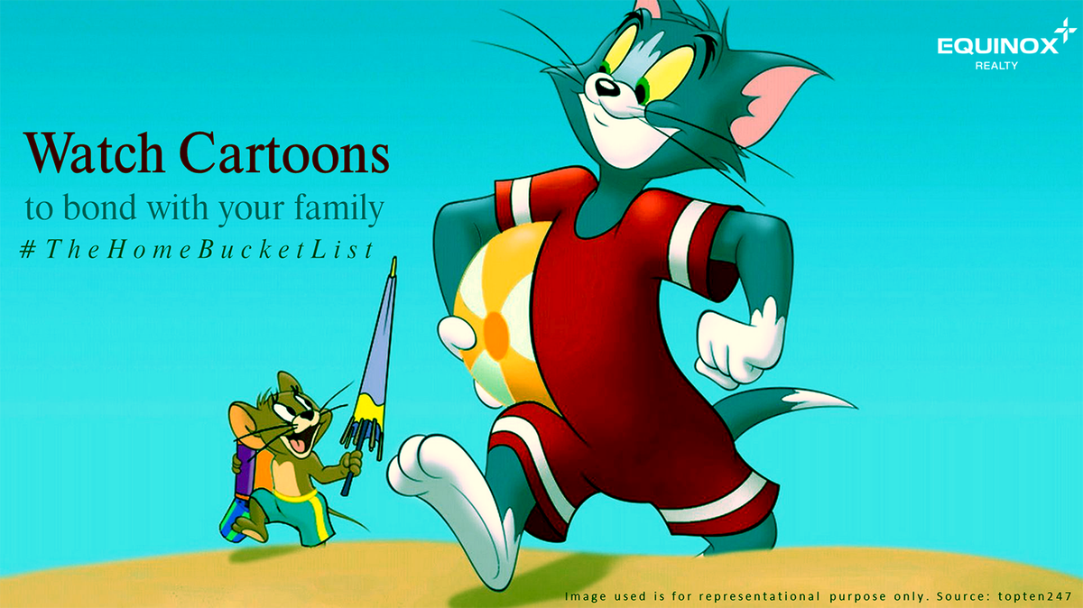 Watching Cartoon Shows help family to bond together and become closer than before. #TheHomeBucketList