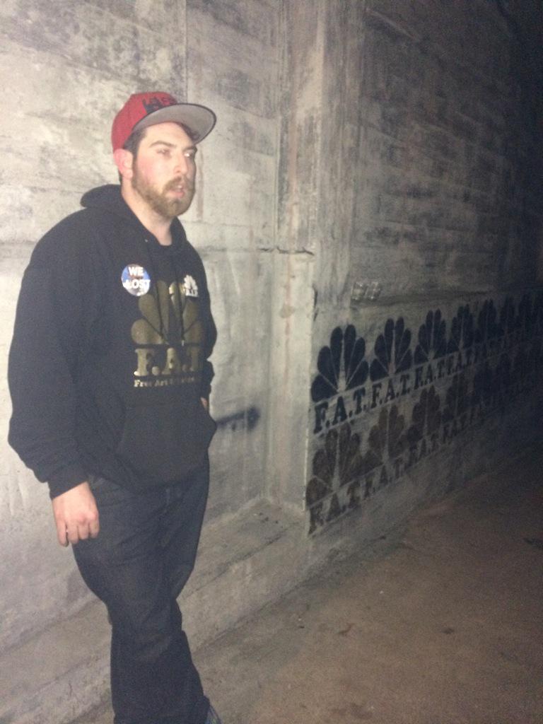 katiewc's tweet image. Backstage at FAT show. @GrayAreaorg