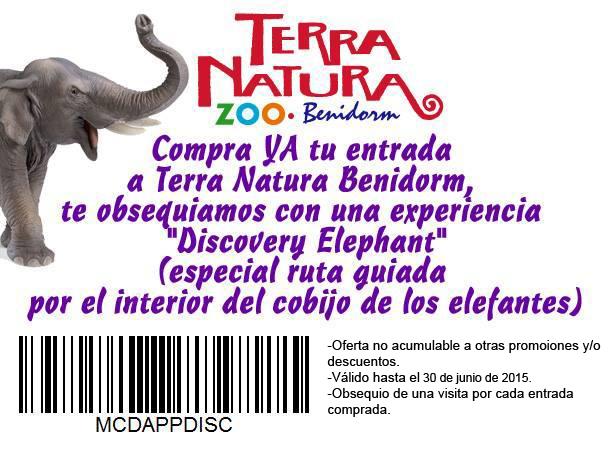 McDonalds_MB's tweet photo. @TerraNaturaZoo #Benidorm te invita a una experiencia "Discovery Elephant"  APP #MOferta #McDonalds http://t.co/VOL7RIRVE5