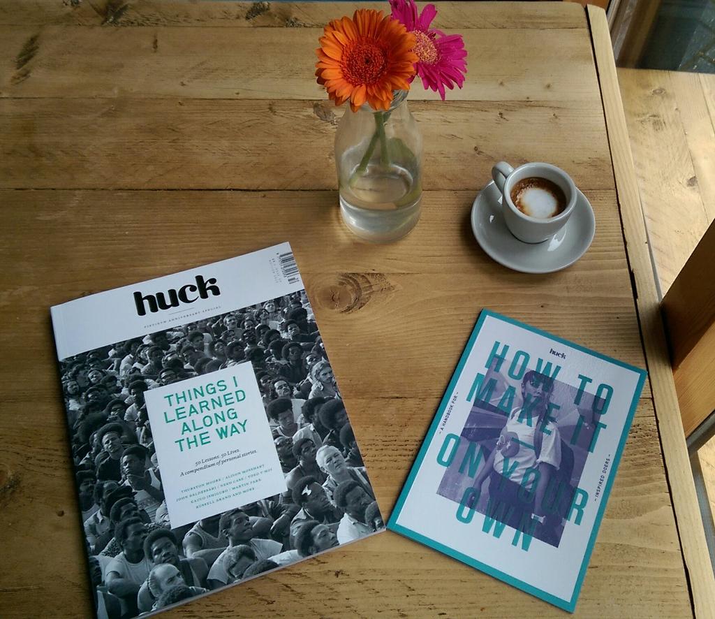 prattarazzi's tweet image. Happy discovery of @HUCKmagazine @TCOLondon yesterday #ds15. Got 50th Anniversay Special today #inspiration for doers