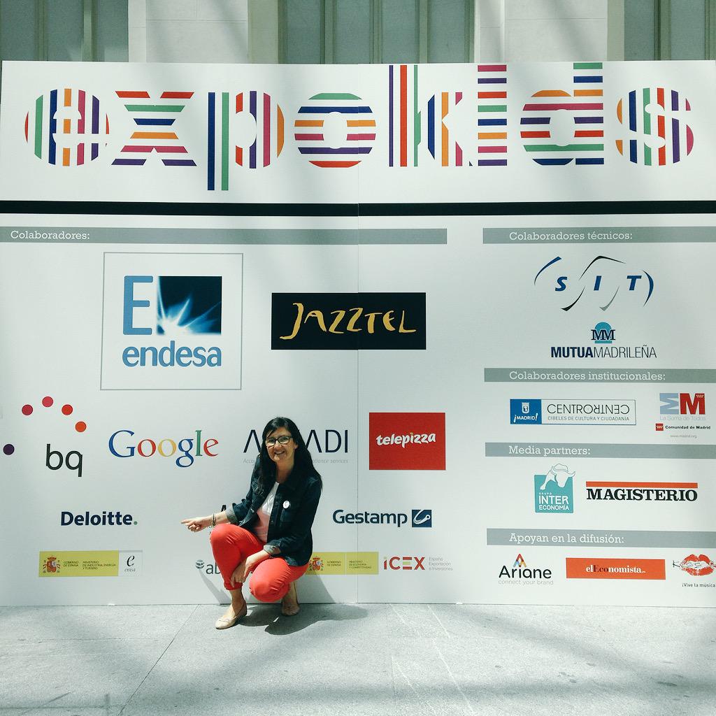 meia30's tweet photo. #ExpoKids15 Aquí estoy como #SocioInversor ... Preparada para escuchar proyectos! @enisa @FundCreate http://t.co/JV1ZWXYUAS