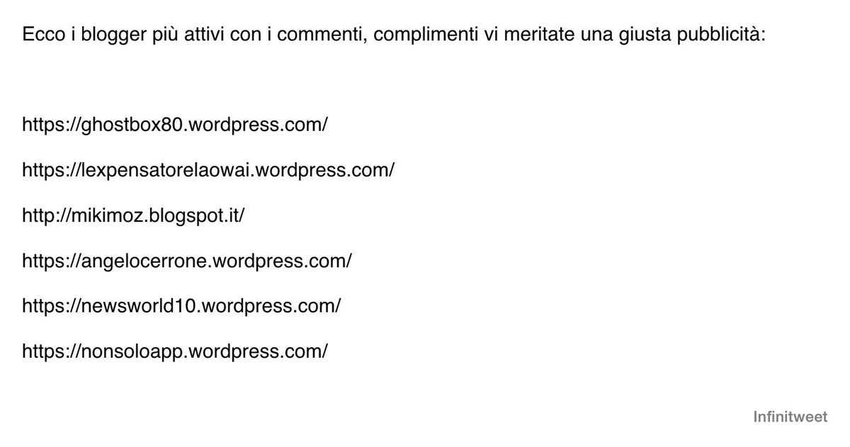 Mr_Tozzo's tweet image. Ecco i followers più attivi sul blog #toxnetlab @InfinitweetApp