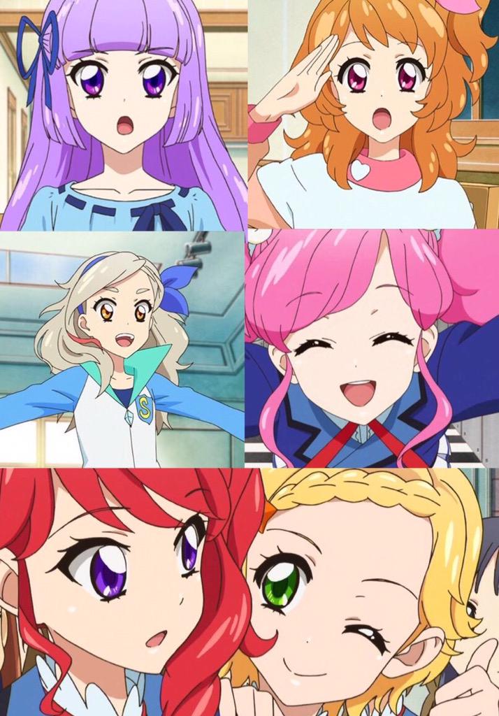 アイカツ ジャケバッジ 6点セット あかり スミレ ひなき 珠璃 凛 のの リサ アイカツ ジャケバッジ 6点セット あかり スミレ ひなき 珠璃 凛