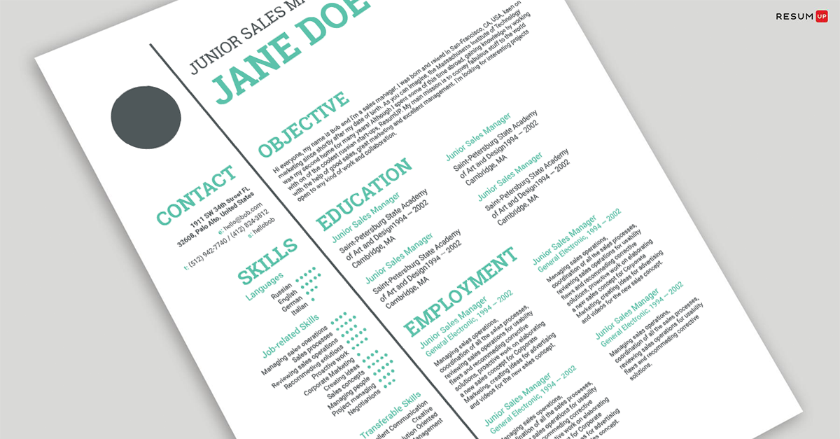 Stand out with unique design of your professional history. Diagonal Resume! resumup.com/profile/resume…