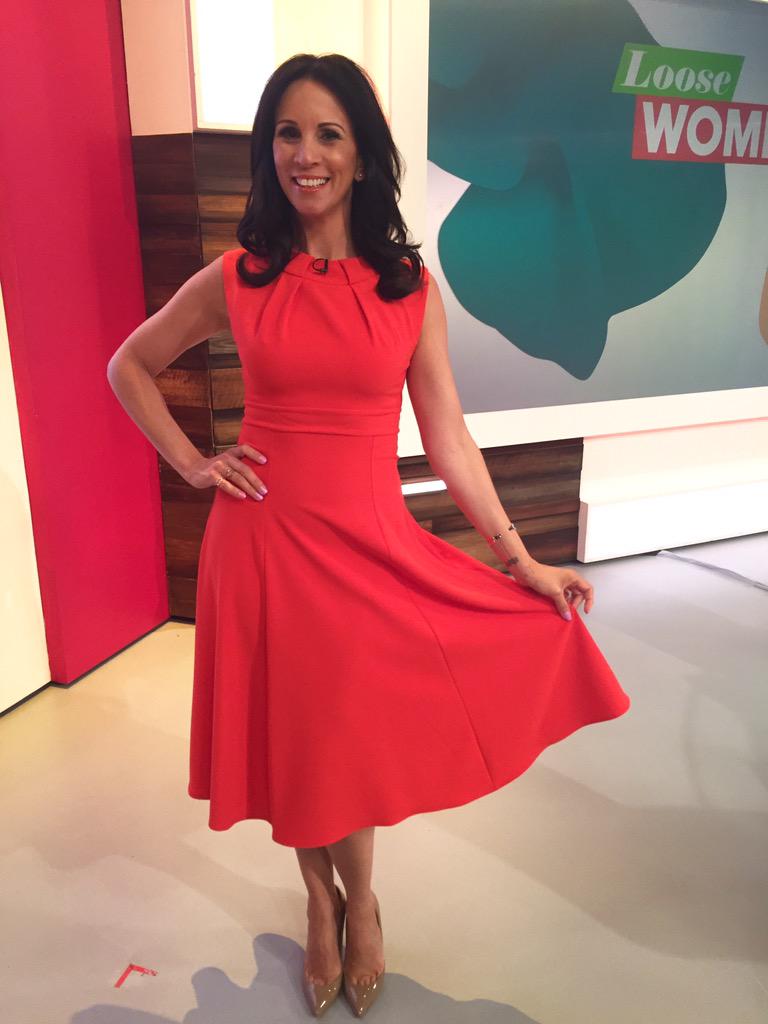 Get the look: <a href="/janem/">Jane Moore</a> wears <a href="/nextofficial/">Next</a> jumpsuit. <a href="/andrea_mclean/">Andrea McLean</a> wears dress by <a href="/DivaCatwalk/">DivaCatwalk</a> #LWstyle